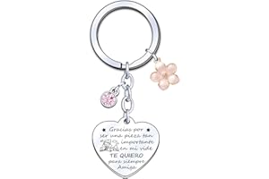 YJYJZX Regalos amigos llaveros regalo amiga llaveros regalo personalizado y divertido compañeros de trabajo Regalo Compañera Trabajo Regalo Despedida Compañera de Trabajo Regalos para Amigas