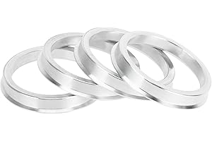 INFINAUTO Hub Centric Rings, 54.1mm ID to 64.1mm OD Vehicle Wheel Hubrings Aluminum Alloy, 4 Pcs