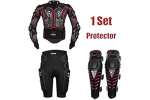 FULUOYIN Motorrad Protektorenjacke Panzer Protektorenhemd für Radfahren Reiten Motorrad Fahren S-5XL