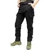 Water-Windproof Black Softshell Trousers