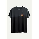 KAFT Unisex Regular Fit Tasarım T-Shirt Burning Tire