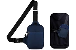 Libershine Sling Bag, Bandolera, Bolsa de Pecho, Mochila Bandolera, Hombres o Mujer Bandolera Crossbody, Mochila Cruzada Pequeña, para Ciclismo Correr Senderismo Gimnasio Viajes