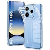 URUCHI Crystal Şeffaf Kılıf Redmi Note 9 Pro i&ccedil;in, [Sararma &Ouml;nleyici] [Kamera Koruma] [Askeri Sınıf D&uuml;şme Testi] Şeffaf Şok G