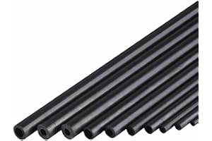 BIG DIFFERENCE CFK-Rundrohr Carbon Kohlefaser Ø2,0 bis Ø10,0 x 1000mm für Einsatz im Modellbau perfekt für Industire Fahrzeugbau Kohlefaser Rohr Sichtcarbon Carbonstab (5,0mm x 4,0mm x 1000mm x 1 Stück)