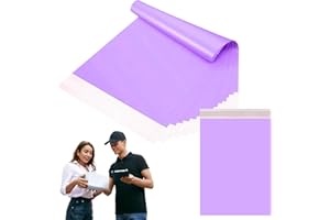 YAAVAAW 10 Morado 38x52cm Grandes Bolsas Correo, Polietileno Sobres Correo,Bolsas de Paquete Resistente al Agua y Opacas Segura Transporte Sobres Envios Paquetería Autosellada, para Ropa Calza