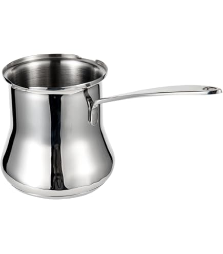 Focket Turkse Koffiepot, 304 Roestvrijstalen Kookplaat Focket Turkse Koffiepot, 304 Roestvrijstalen Kookplaat