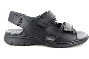 ROBERT 03310 Sandali da uomo in nabuk nel colore marrone con strappi primaverili