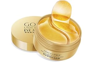 YANFASY Eye Mask, Maschera per gli occhi, Maschera d'occhio del collagene, Collagene rilievi dell'occhio, Crystal Gold Collagen Eye Mask, Eye Patch, Ridurre Borse, Occhiaie e Puffiness - 60pcs
