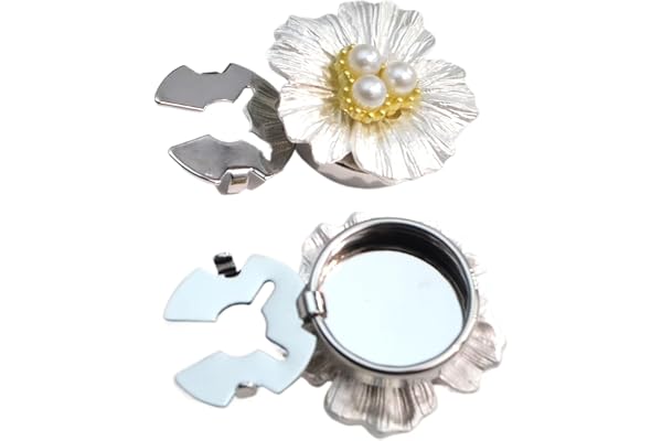 Pärlblomma knappskydd för kvinnor blusar | Kläder knappskydd | Blomformad pärla dekorativ manschettknapp för kvinnor skjorta klänning blusar kläder accessoarer