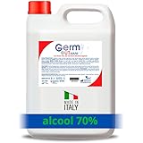 V GERM OUT - 5 Litri Gel Igienizzante Mani - Antibatterico con Tea Tree, Alcool 70% e Glicerina Naturale - Indicato Per Pelli