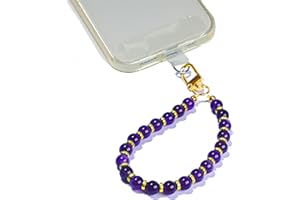 AMAYO - Mobile Phone Chain Universal, Mobile Phone Pendant, Mobile Phone Beads Lanyard, Hand Strap, Mobile Phone Strap, Wristband, Mobile Phone Strap, Compatible with Any Mobile Phone, Smartphone and
