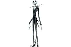 STAR CUTOUTS SC1690 Sagoma in cartone a grandezza naturale di Jack Skellington Kingdom Hearts The Nightmare Before Christmas, misura grande, con mini sagoma in omaggio