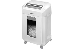 Fellowes Powershred 12MS - Destructora trituradora de Papel, destruye hasta 12 Hojas, minicorte, Nivel de Seguridad DIN P-4, 