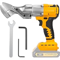 Akku-Blechschere Für DeWalt 20V – Bürstenlos, 360° Drehbarer Kopf, Schneidet Bis 18 GA