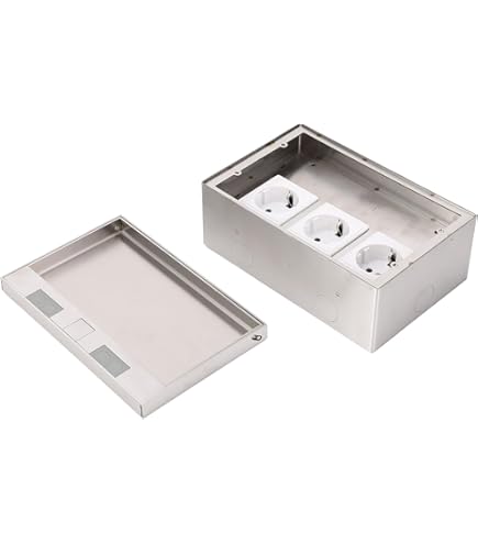 Pop-up Vloerdoos Ingebed IP44 Waterdicht Weerbestendig USB EU-stekker 100-240V Vloerstopcontact met Eenvoudige Installatie voor Eettafel, Aanrecht in de Keuken