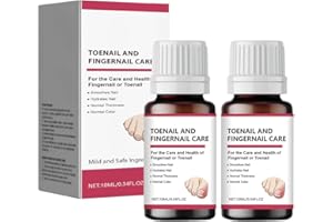 Luckyholder Fußnägel- und Fingernagelpflege, Effektiv für Verfärbte und Dicke Nägel sowie Glättung und Befeuchtung der Nägel, zum schönen & gepflegte Nägeln, natürliche Inhaltsstoffe, 2 Flaschen