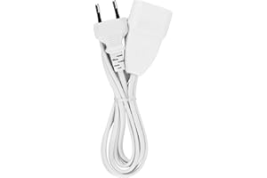 ‎REV REV Verlängerungskabel - Euro Verlängerung mit Euro-Stecker, 2m, weiß