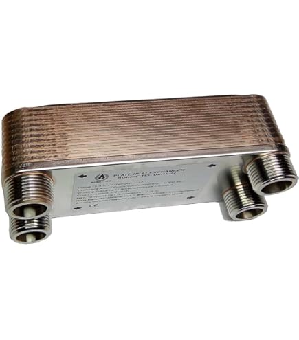 Stufa Teca Scambiatore Di Calore A Piastre In Acciaio Inox NORDIC TEC Ba-60-20, 220kW, 20 Piastre, 5/4" (con Isolamento Termico Scambiatore A Piastre - Foto 8