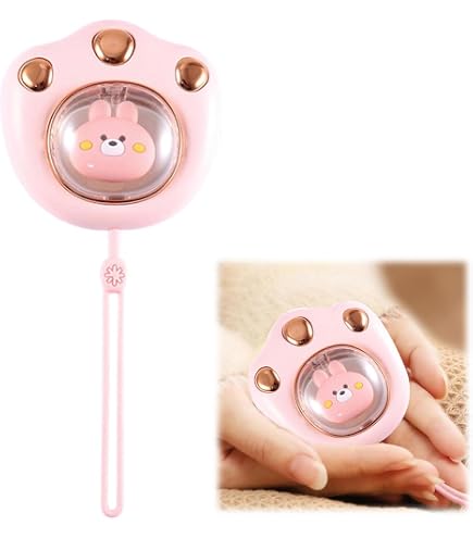 Scaldamani Ricaricabile A Forma Di Zampa Di Gatto – 2 Pezzi, Batteria 2400mAh, 2 Temperature – Per Esterni, Pendolari, Regalo
