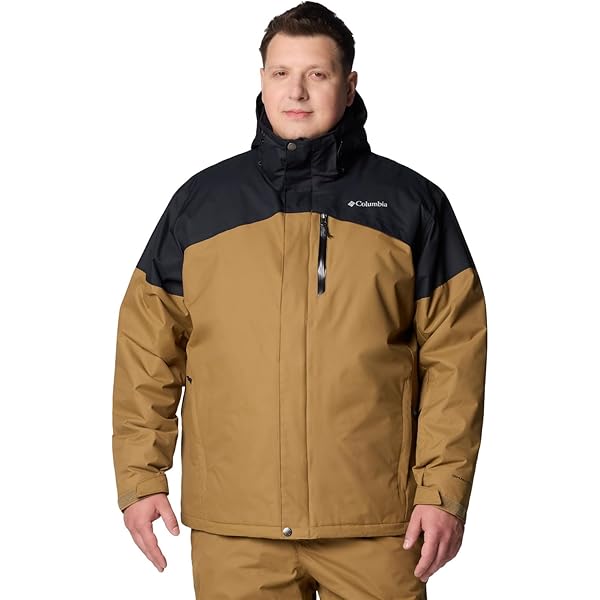 killtec KSW 55 MN SKI JCKT 43439-000 Veste de ski pour homme avec capuche, jupe pare-neige et ventilation sous les bras Noir Taille XL
