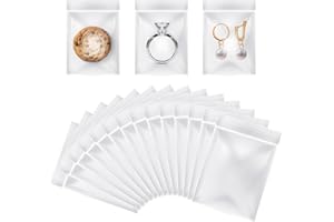 MOZEAT LENS 200 sztuk mini torebek strunowych, 3,5 cm x 5 cm, torebki plastikowe, zapinane na zamek błyskawiczny, woreczki foliowe z możliwością ponownego zamknięcia