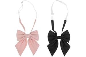 NiceYnn Pré-noué Nœud Papillon Réglable pour Femme Cravate Uniforme Costume Ecolier Cosplay
