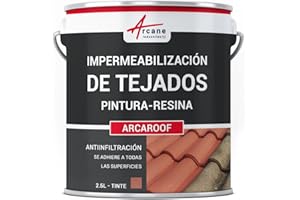 Resina de Impermeabilización - Pintura de Impermeabilización - Especial Tejado en Pendiente: ARCAROOF - Teja - ARCANE INDUSTRIES