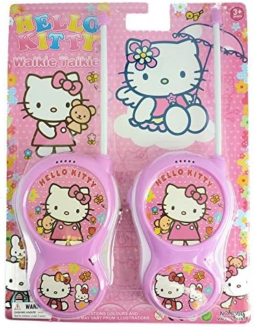 Walkie Talkies For Kids Hello Kitty Design BRAND NEW Toy Walkie Talkie High Quality Walkie Talkie High Range for Outdoor / Indoor Environment Easy to Use Design Ideal Toy For and Young Child Kids