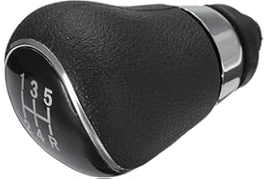 Viviance Reemplazo 5 Velocidad Pomo De Cambio De Marchas Compatible con Ford Focus Mk2 Mk3 Fiesta Mk7 C-MAX C-MAX FL B-MAX Mondeo Mk4 S-MAX Galaxy Mk3 Kuga - Negro
