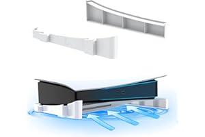 MatoSan Supporto PS5 PS5 Orizzontale Supporto Ps5 Supporto Dissipazione migliorata del calore per la console PS5 Accessori Compatibile con Playstation 5 Disc & Digital Edition PS5 Staffa sdraiata