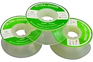 RZJZGZ Clear Dental Orthodontic Elastic Chain Power Chains Brace Orthodontic Spool Elastic Rubber Band (Short)