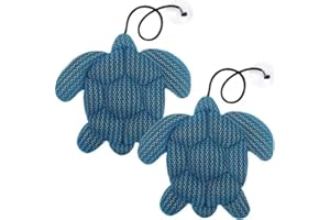 KQLHLHDYZ Hot Tub Scum Absorber, 2 Pack Hot Tub Accessories for Adults, Turtle Hot Tub Sponge Scum Cleaner Gifts for Spa, Reusable Oil Absorbing Scumbug Remover Keeps Water Clean