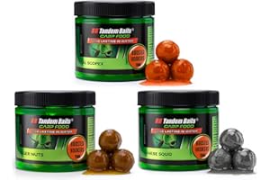 Tandem Baits Carp Food Boosted Hookers | Carpfishing Pesche Pesca Accessori | Alimentatore per la Pesca Carpa | Pesca Accessori alla Carpa 18mm 300g