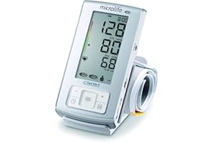 MICROLIFE - Tensiomètre Brassard Électronique - Technologie AFIB et MAM - Détection Hypertension, Arythmie, Fibrillation Atriale (Risques d'AVC, Fatigue chronique, Pré-éclampsie...) - Garantie 5 ans