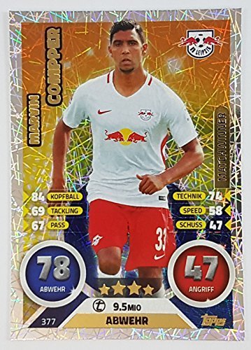 Preisvergleich Produktbild 377 - Marvin Compper - RB Leipzig - Matchwinner (Topps Match Attax Bundesliga 2016 / 2017)