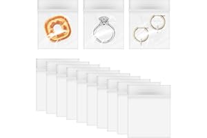 Giantree 200 Stück Mini Druckverschlussbeutel, Plastiktüten tüten Reißverschluss, 25x30mm Zip Beutel Transparent Wiederverschließbare Plastiktüten Baggys Verschließbar Kleine Tütchen Probenbeutel