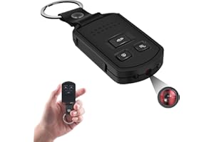 SAKALAKA Mini Cámara Espía Llave del Coche, HD1080P Portátil Llave de Coche Llavero Cámara Oculta Cámara de Seguridad con Visión Nocturna y Detección de Movimiento, Nanny para Interior y Exterior