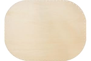 FIRSTLASER Peddigrohr-Boden mit abgerundeten Kanten, 4mm, 45x33cm, 70 Löcher