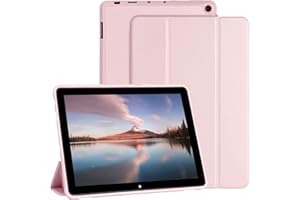 AMZCASE Case for All New Amazon Fire HD 10 and Fire HD 10 Plus Tablet (Only Compatible with 11th Generation 2021 Release) - Ultra Lightweight Slim Shell Stand Cover Auto Wake/Sleep(Pink)