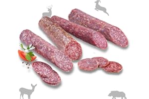 ‎ALMGOURMET Almgourmet - Salamiset mit 4 luftgetrockneten Wildsalamis - Edelsalamis aus Südtirol - u.a. Mufflon und Wildschwein