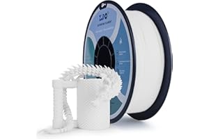 ZIRO PLA Filament 1.75mm, 3D Printer Filament PLA PRO Basic Color Series 1.75mm 1kg (2.2lbs), Dimensional Accuracy +/- 0.03mm, Snow White