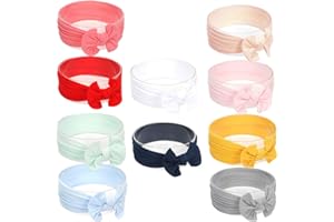 COUXILY Diadema de Turbante Algodón Anudado Cabeza Envolturas del Bebé Cabezal de estiramiento para niñas bebé niño