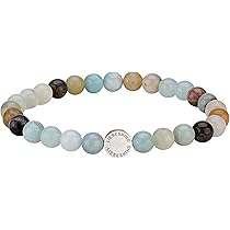 Liebeskind Berlin Beads 6 mm met logo label in roestvrij staal, 170 mm, Roestvrij staal, zonder steen