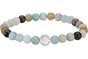 LIEBESKIND BERLIN Damen Beads Armband – Armschmuck aus Edelstahl und Halbedelsteinen - Schmuckstück und Talisman zugleich – elastisch, handgefertigt, modisch, vielseitig kombinierbar