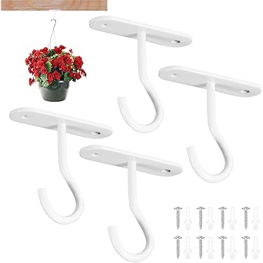 CYH 2 Pezzi Staffa Per Piante Sospese, Supporto A Parete Appendere - Foto 5