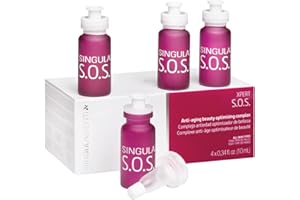 Singuladerm XPERT SOS - Sérum Facial Efecto Bótox - 4 Viales (10 ml cada uno) - Efecto Flash Lifting Inmediato - Todo Tipo de Pieles