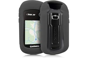 kwmobile Etui kompatybilne z Garmin eTrex 10/20/30/201x/209x/309x - etui ochronne do ręcznego urządzenia GPS w kolorze szarym