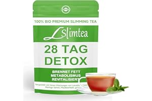 ‎ZAVONIRAE Detox Tee zum Abnehmen, 28 Tage Kräutertee zur Gewichtsreduktion – Grüner Helfer, Einzigartige Mischung aus Lotusblatt, Cassia-Samen, Moringa-Samen, – gesundes Gewicht, Verdauung & Detox