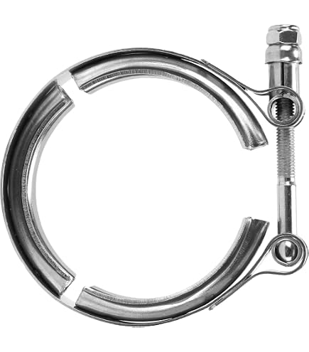 Morsetto Scarico Universale MandyTools 48mm – Bullone A U, Dadi M8 Zincati (BZP)