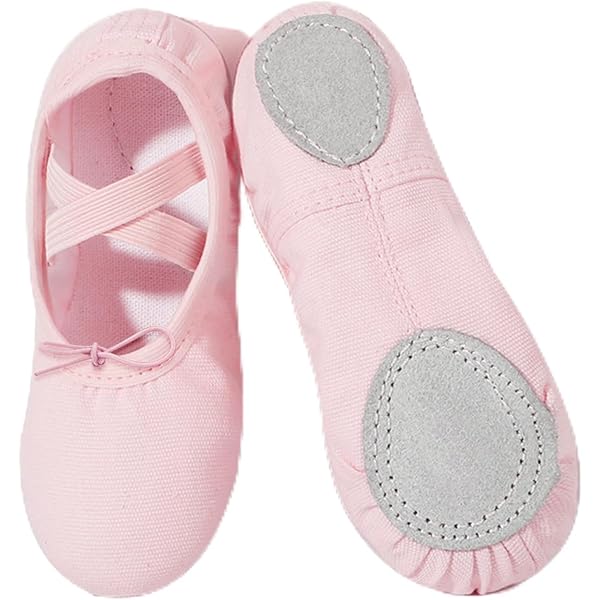 Chaussons De Ballet Souples En Toile - Pour Yoga, Pilates, Danse - Taille 22 à 44 EU - Femmes Et Filles - 7